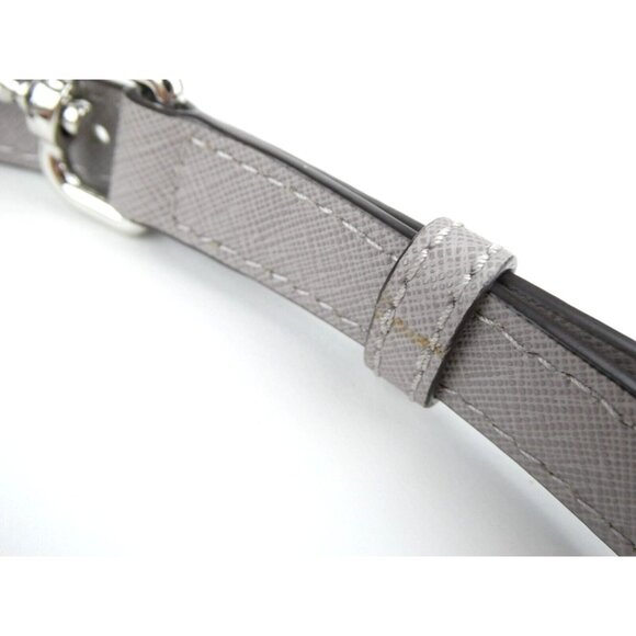 Michael Kors Abbey Gray Silver Perforated Leather Mini Backpack - Picture 7 of 16